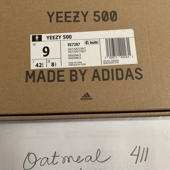 ❌SOLD❌ Yeezy 500 Salt s9 (Men’s) Adidas - Picture 2 of 8